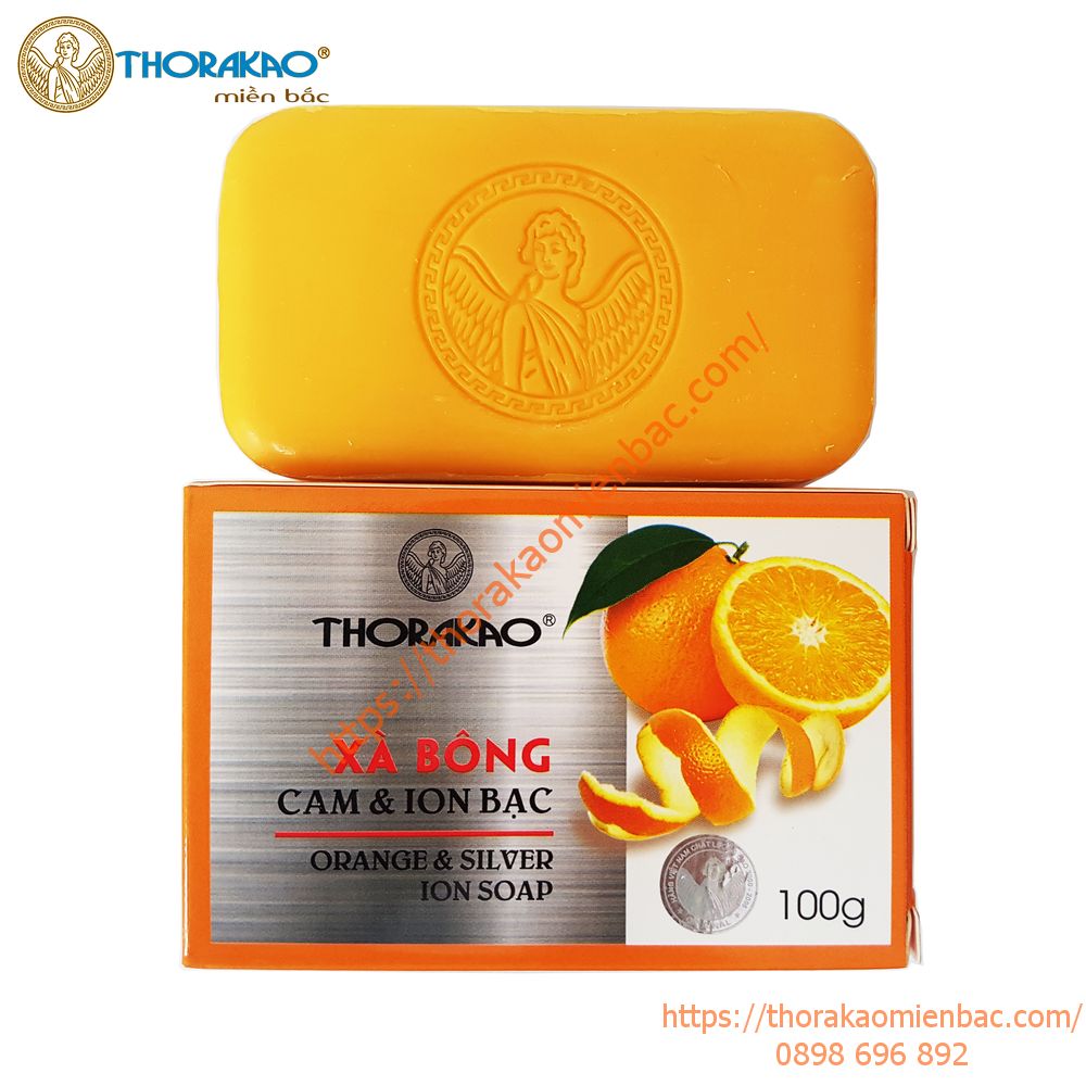 Xà bông Cam Ion Bạc Thorakao 100g